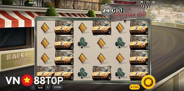 Hướng dẫn cách chơi 24 Hour Grand Prix Slot chi tiết tại nhà cái