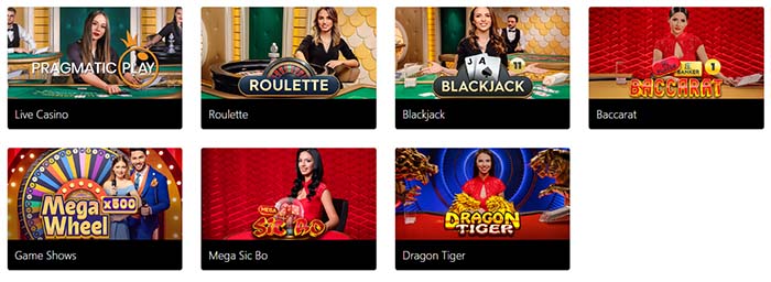 Những ưu điểm của Live Casino Pragmatic Play